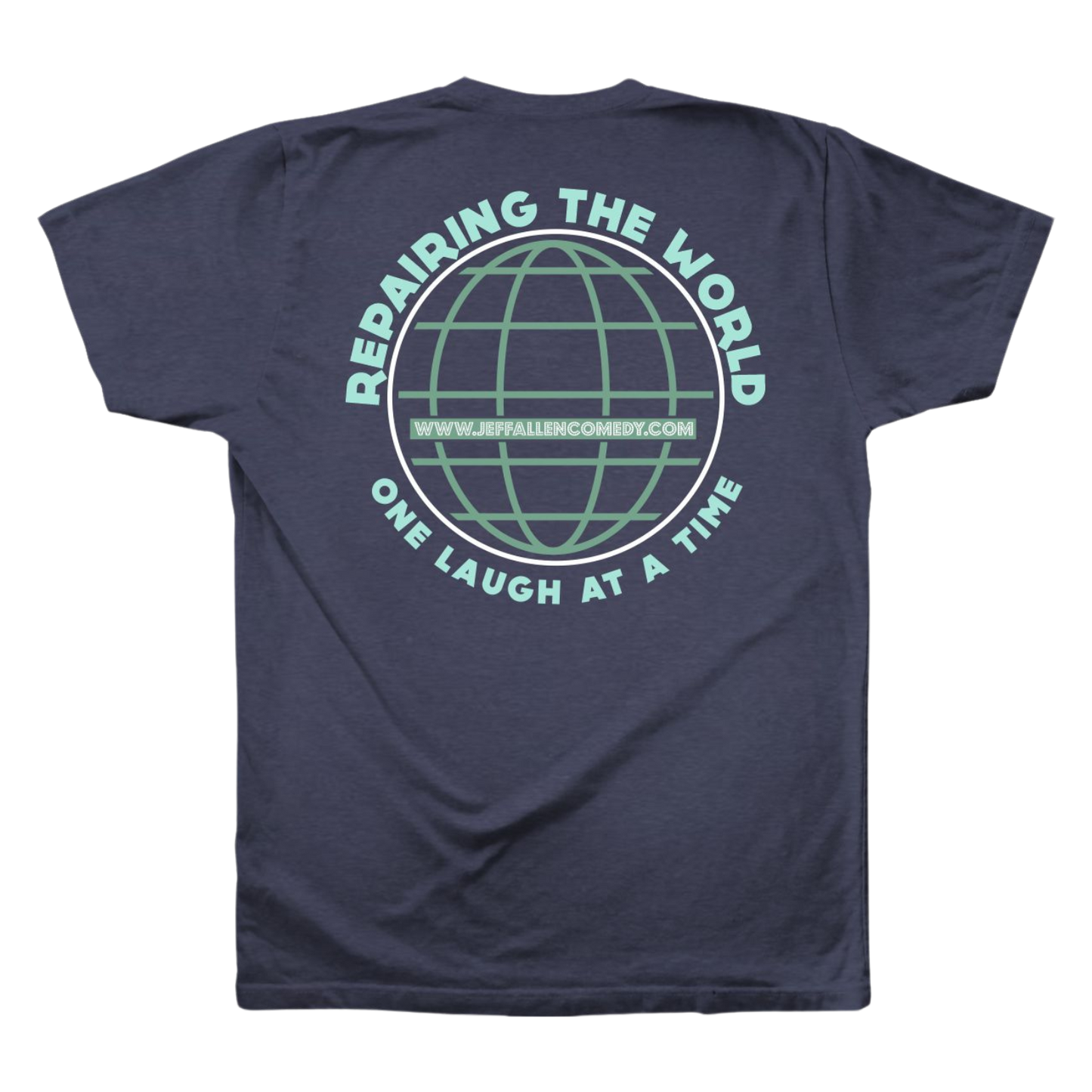 Bundle: Tikkun Olam Blue Tee + Are We There Yet Signed Book
